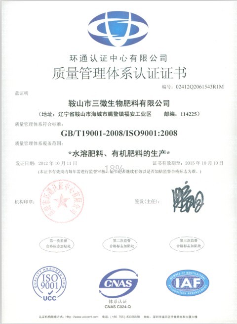 ISO9001中文